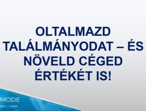 PATENT-MODE> SZABADALOM 1. VIDEÓ